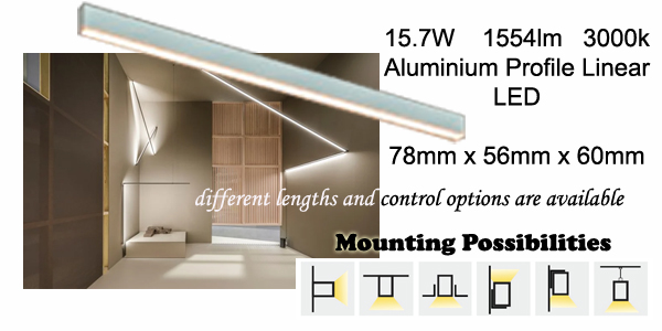 indoorlinearl lighting fixtures